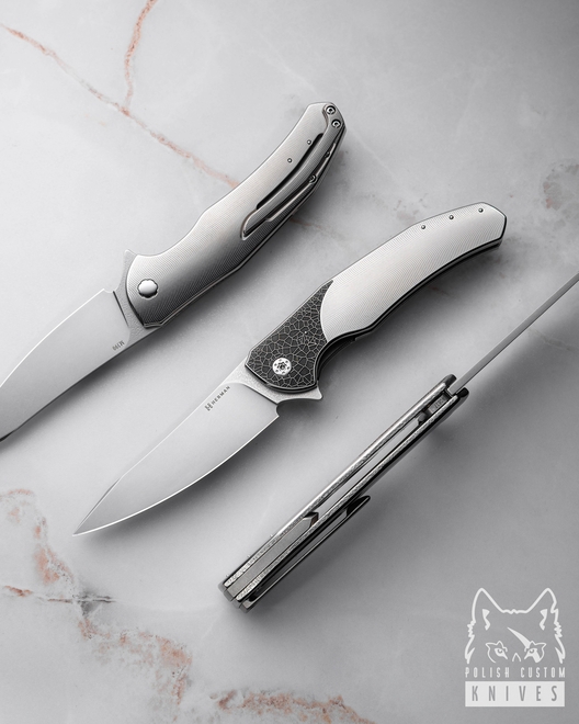 NÓŻ SKŁADANY FOLDER ISHTAR #0837 M390 HERMAN KNIVES