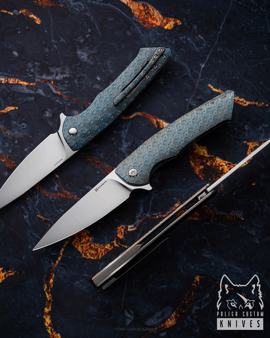 NÓŻ SKŁADANY FOLDER SLIM #0631 MAGNACUT TESSERACT HERMAN KNIVES