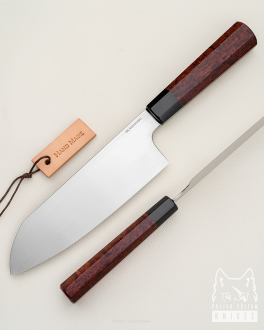 NÓŻ KUCHENNY SANTOKU M390 1 BLADOWSKI