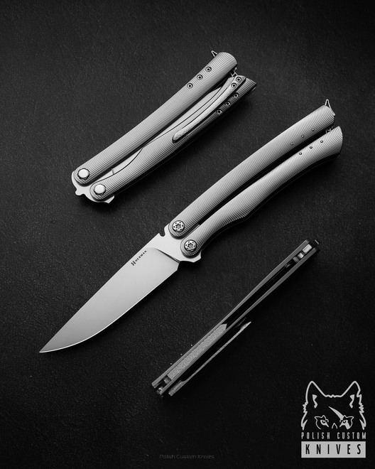 NÓŻ SKŁADANY FOLDER MORPHO #0006 M390 HERMAN KNIVES