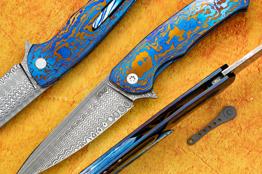 NÓŻ SKŁADANY FOLDER SLIM 6 TIMASCUS HERMAN 