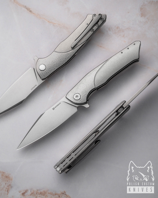 NÓŻ SKŁADANY FOLDER BEE #0244 MAGNACUT HERMAN KNIVES