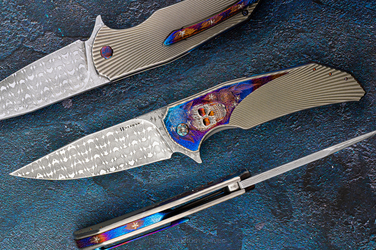 NÓŻ SKŁADANY FOLDER DRAGONFLY #0509 VEGAS FORGE HALF DRESS HERMAN KNIVES