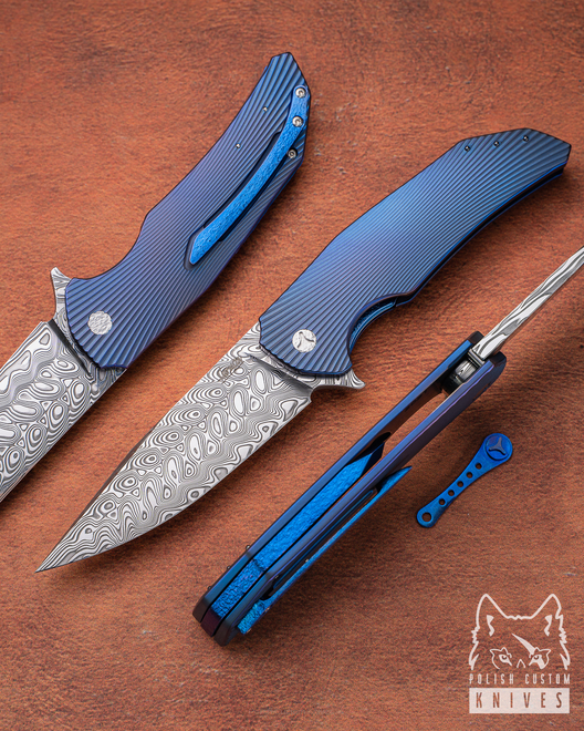 NÓŻ SKŁADANY FOLDER DRAGONFLY 3 DAMASTEEL