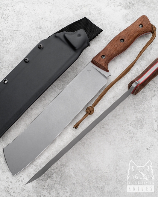 NÓŻ SURVIVALOWY CHOPPER 3 MICARTA RIGOR A2 AK