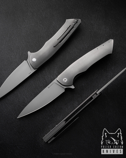 NÓŻ SKŁADANY FOLDER SLIM #0625 M390 HERMAN KNIVES