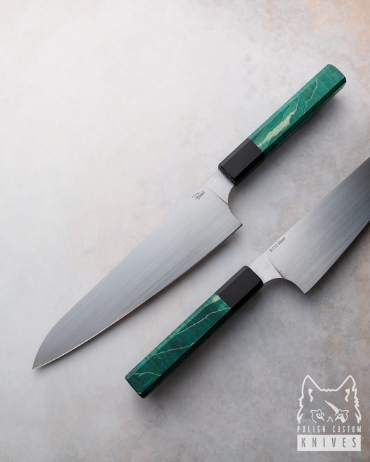 NÓŻ KUCHENNY GYUTO 210 13 K110 KLON  PABIŚ KNIVES