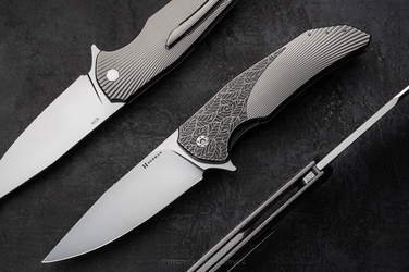 NÓŻ SKŁADANY FOLDER DRAGONFLY #0570 M398 HERMAN KNIVES