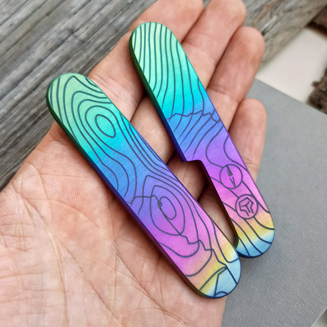 Okładziny do scyzoryka Victorinox 91mm Rainbow TOPO 287