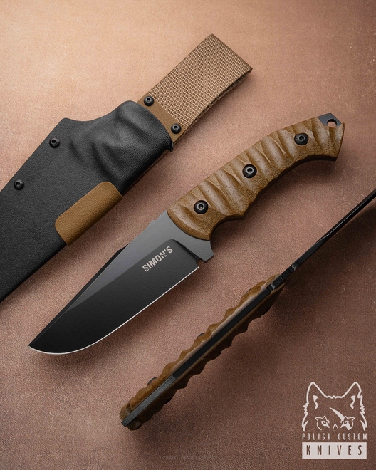 NÓŻ SURVIVALOWY TAKTYCZNY SIERRA 7 MICARTA SIMON'S KNIVES