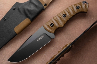 NÓŻ SURVIVALOWY TAKTYCZNY SIERRA 7 MICARTA SIMON'S KNIVES