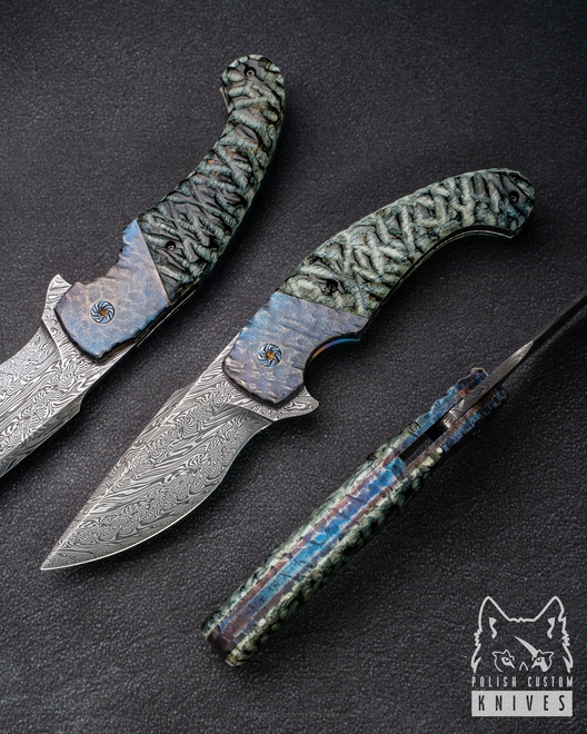 NÓŻ SKŁADANY FOLDER DARK TEMPLAR IV VERIZHNIKOV & MICHO COLLABORATION