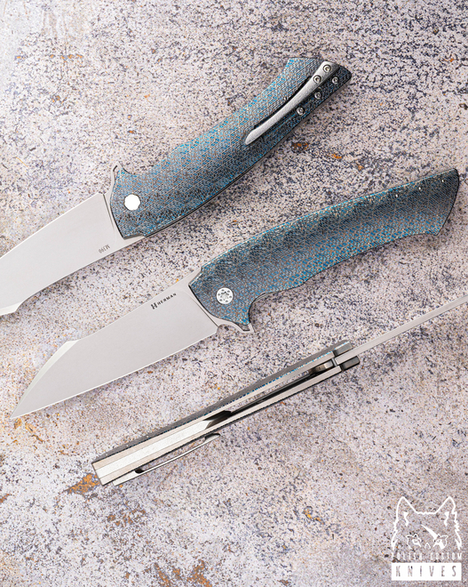 NÓŻ SKŁADANY FOLDER OVIUM GENERACJA 2 #0089 M390 TESSERACT HERMAN KNIVES