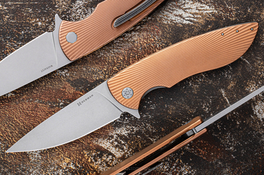 NÓŻ SKŁADANY FOLDER STING #0848 MAGNACUT PVD HERMAN KNIVES