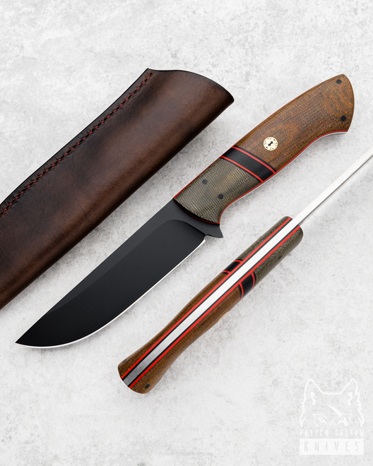 NÓŻ MYŚLIWSKI HUNTER V5 MICARTA TD