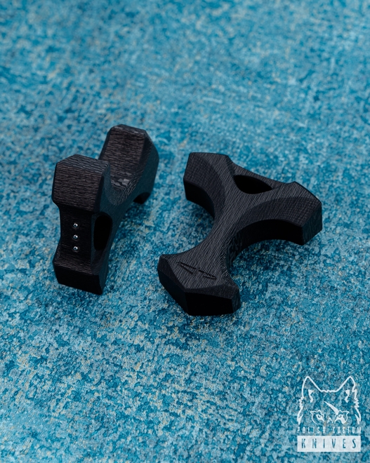 EDC Spaceship Model Carbon Fibre Mjolnir II Ostap Hel Knives