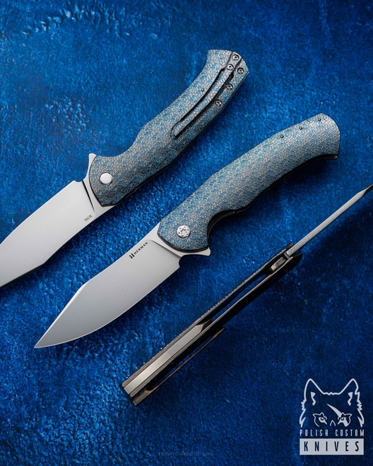 NÓŻ SKŁADANY FOLDER MANTIS #0309 M390 TESSERACT HERMAN KNIVES
