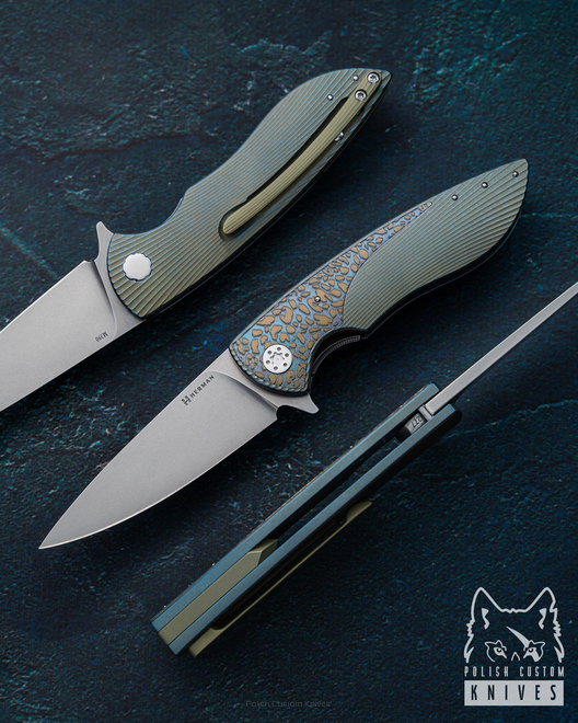 NÓŻ SKŁADANY FOLDER MICRO STING 277 M390 HERMAN KNIVES