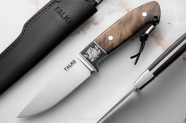 NÓŻ MYŚLIWSKI JF30 020 N690 STABILIZOWNA CZECZOTA KLONU FALKE KNIVES