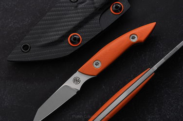 NÓŻ EDC, NECK COVID 4 M398 G10 ORANGE G-CUSTOM 