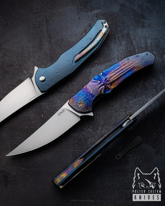 NÓŻ SKŁADANY FOLDER ISHTAR PUNISHER 1 MAGNACUT HERMAN PIMPED by MICHO