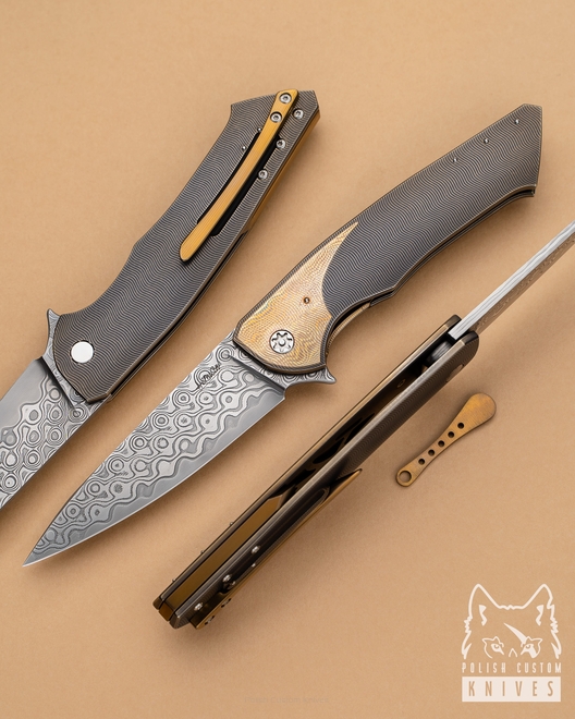 NÓŻ SKŁADANY FOLDER SLIM 2 DAMACORE HERMAN 