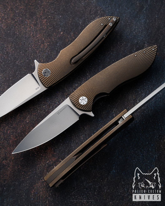 NÓŻ SKŁADANY FOLDER MICRO STING 312 M390 HERMAN KNIVES