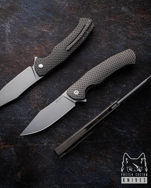 NÓŻ SKŁADANY FOLDER MANTIS #0410 MAGNACUT HERMAN KNIVES