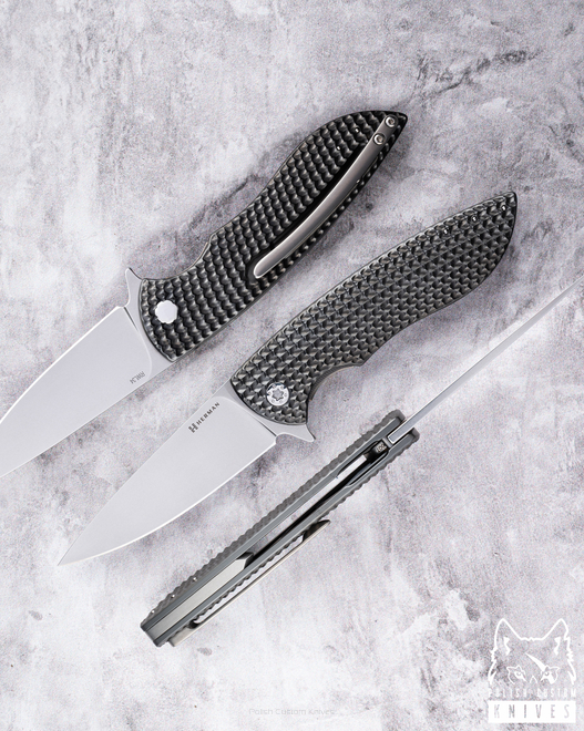 NÓŻ SKŁADANY FOLDER STING 607 RWL34 HERMAN KNIVES