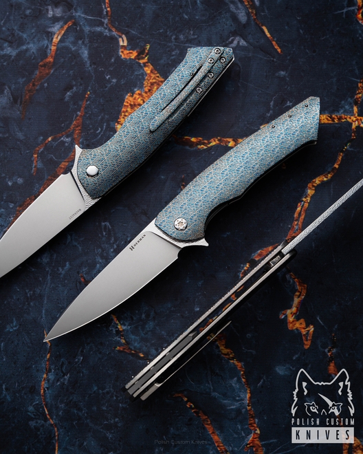 NÓŻ SKŁADANY FOLDER SLIM #0613 MAGNACUT TESSERACT HERMAN KNIVES