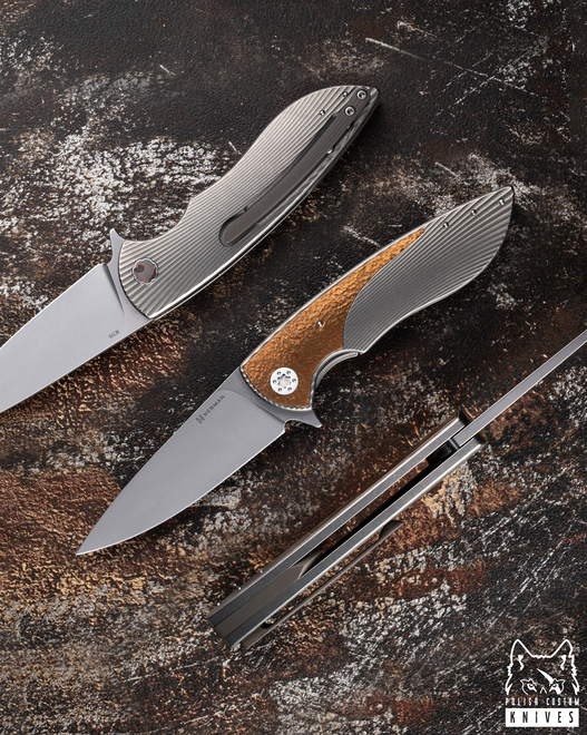 NÓŻ SKŁADANY FOLDER MICRO STING 283 M390 HERMAN KNIVES