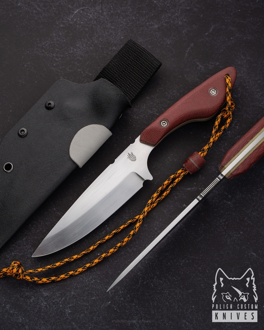 NÓŻ MYŚLIWSKI RASPBERRY SHARK 1 K720 BOHLER O2 BM