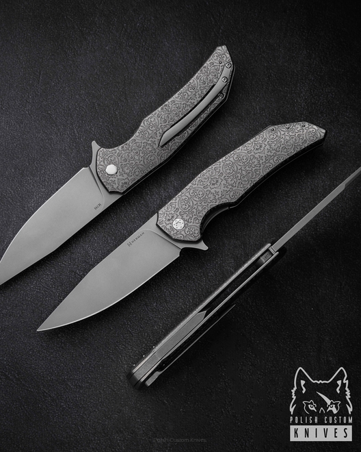 NÓŻ SKŁADANY FOLDER DRAGONFLY #0391 M390 HERMAN KNIVES