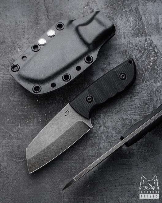 NÓŻ EDC NECK SURVIVALOWY SHEEPFOOT OVELHA G10 O2 K720 RATO KNIVES