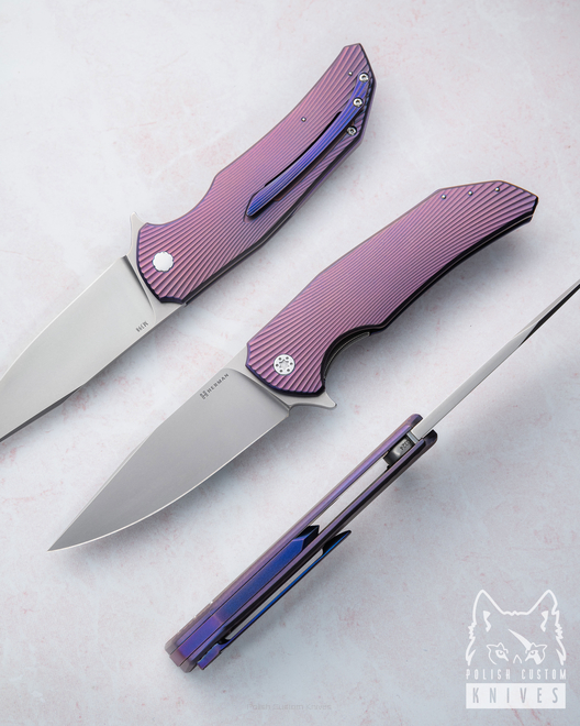 NÓŻ SKŁADANY FOLDER DRAGONFLY 324 M398 HERMAN KNIVES