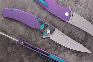 NÓŻ SKŁADANY FOLDER ISHTAR #0570 M398 LEWORĘCZNY ( C0024 ) HERMAN KNIVES