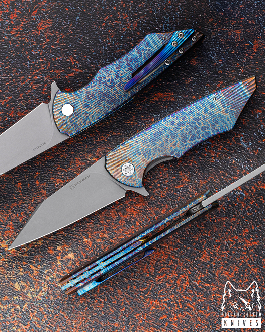 NÓŻ SKŁADANY FOLDER VESPERTILIO #0222 MAGNACUT ENTROPIA HERMAN KNIVES