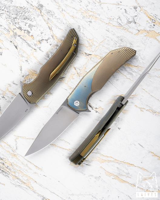 NÓŻ SKŁADANY FOLDER DRAGONFLY 329 M398 HERMAN KNIVES