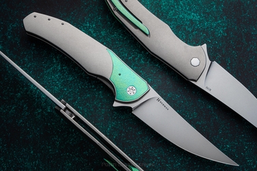 NÓŻ SKŁADANY FOLDER ISHTAR 509 M390 LEWORĘCZNY HERMAN KNIVES