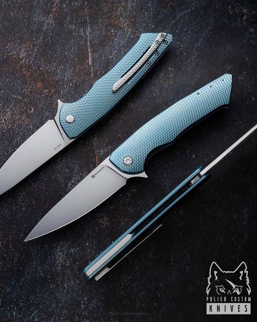 NÓŻ SKŁADANY FOLDER SLIM #0493 RWL34 HERMAN KNIVES