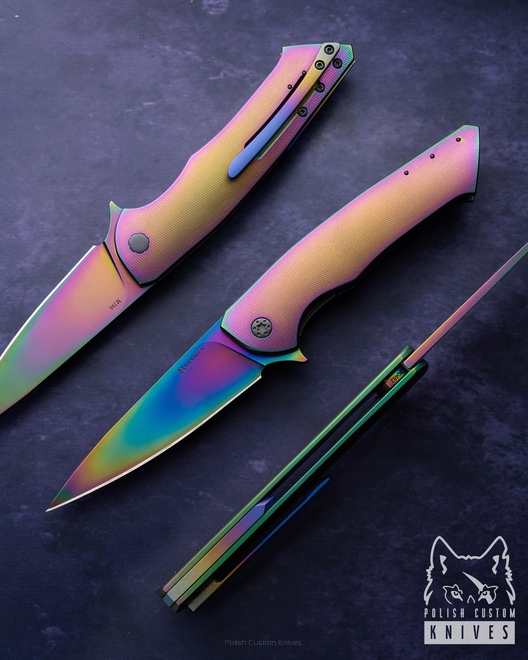 NÓŻ SKŁADANY FOLDER SLIM #0482 M390 OERLIKON HERMAN KNIVES