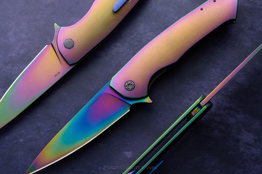 NÓŻ SKŁADANY FOLDER SLIM #0482 M390 OERLIKON HERMAN KNIVES