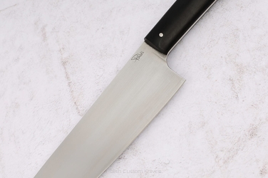 NÓŻ KUCHENNY SANTOKU 180 53 ELMAX CZARNY GRAB PABIŚ KNIVES