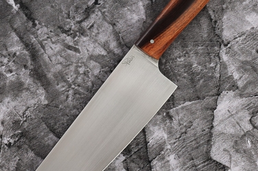 NÓŻ KUCHENNY SANTOKU 180 58 M390 IRONWOOD PABIŚ KNIVES