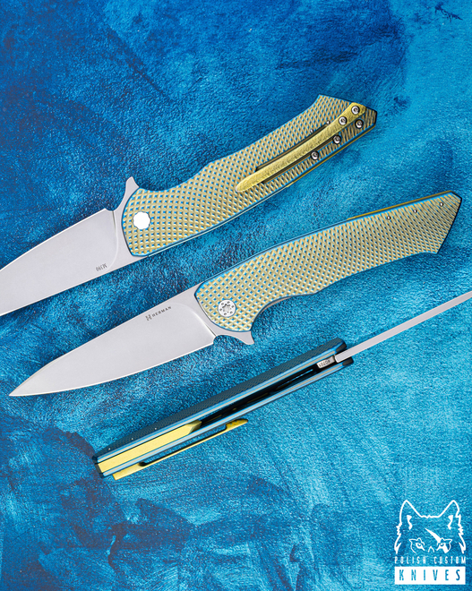 NÓŻ SKŁADANY FOLDER SLIM #0701 M390 HERMAN KNIVES