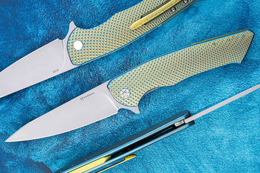 NÓŻ SKŁADANY FOLDER SLIM #0701 M390 HERMAN KNIVES