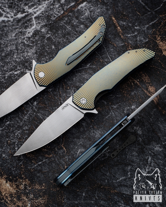 NÓŻ SKŁADANY FOLDER DRAGONFLY 218 ALLEIMA HERMAN KNIVES