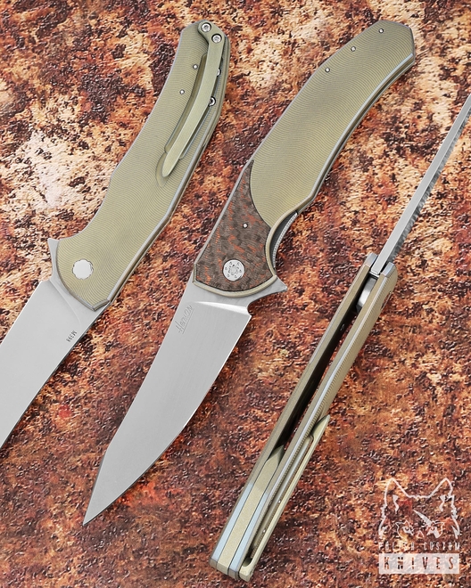NÓŻ SKŁADANY FOLDER ISHTAR 297 M398 HERMAN KNIVES