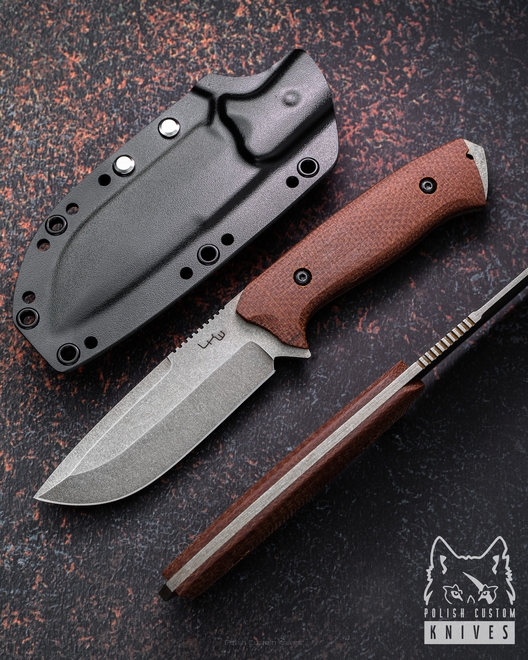 NÓŻ SURVIVALOWY HUNDUR MICARTA  LKW