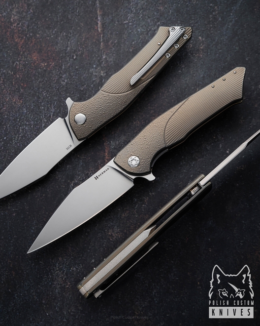 NÓŻ SKŁADANY FOLDER BEE 110 M398 HERMAN KNIVES